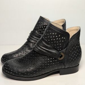 Spenco Priscilla metatarsal pad ankle boot/booties woman size 8.5D. EU 39D(wide)